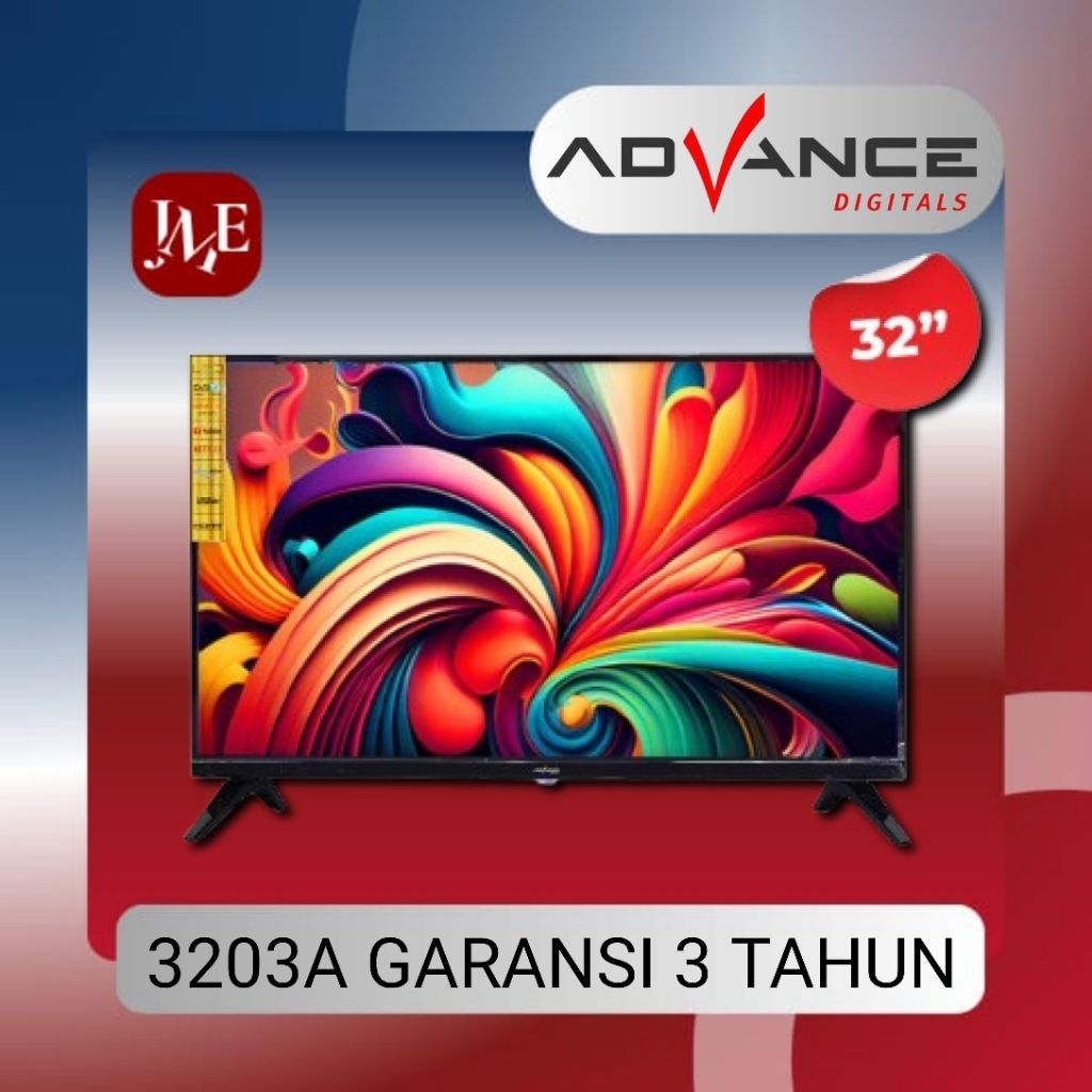 LED TV ADVANCE 3203A TV 32 INCH TV ANDROID 32 INCH ADVANCE ANDROID TV ADV-3203A SMART TV 32" WIFI TV