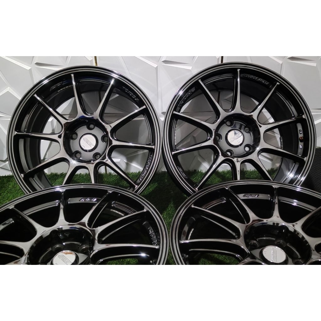 Velg R18 Wedssport tc105x black chrome