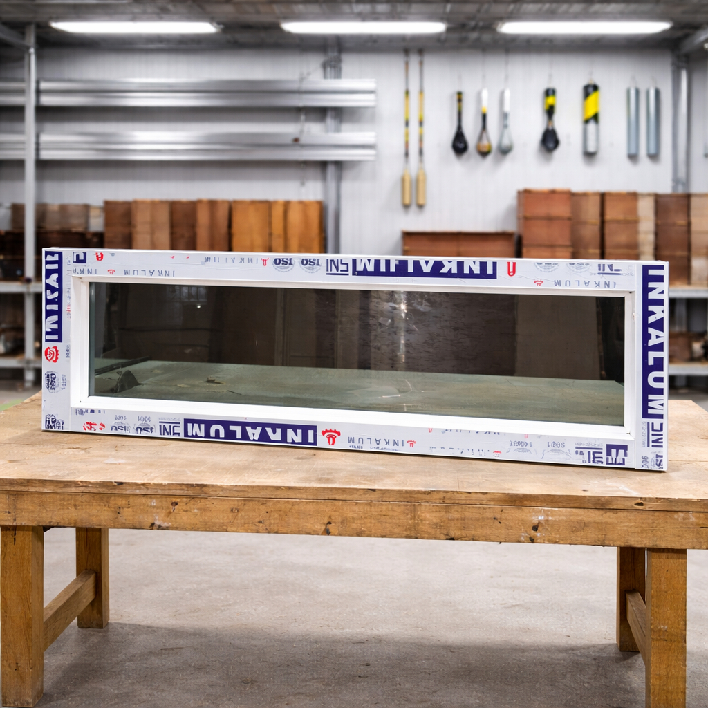 Jendela Aluminium Boven Kaca Mati | INKALUM | Ventilasi Minimalis Modern