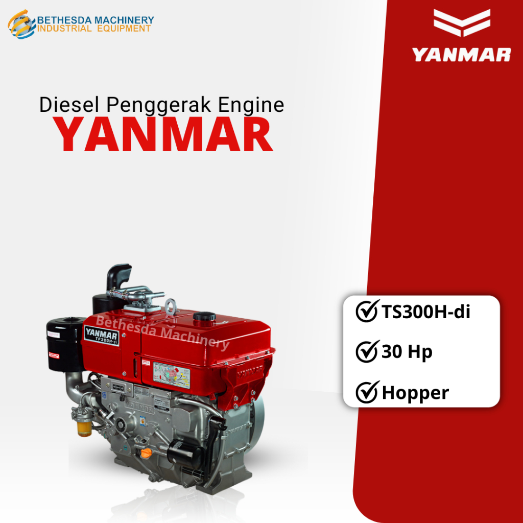 TF 300 H Yanmar Diesel Penggerak 30 HP Hopper Manual - Diesel 30 PK