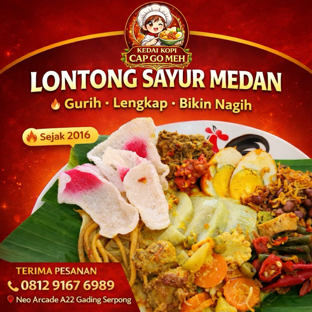 Lontong Sayur Medan Telur Balado