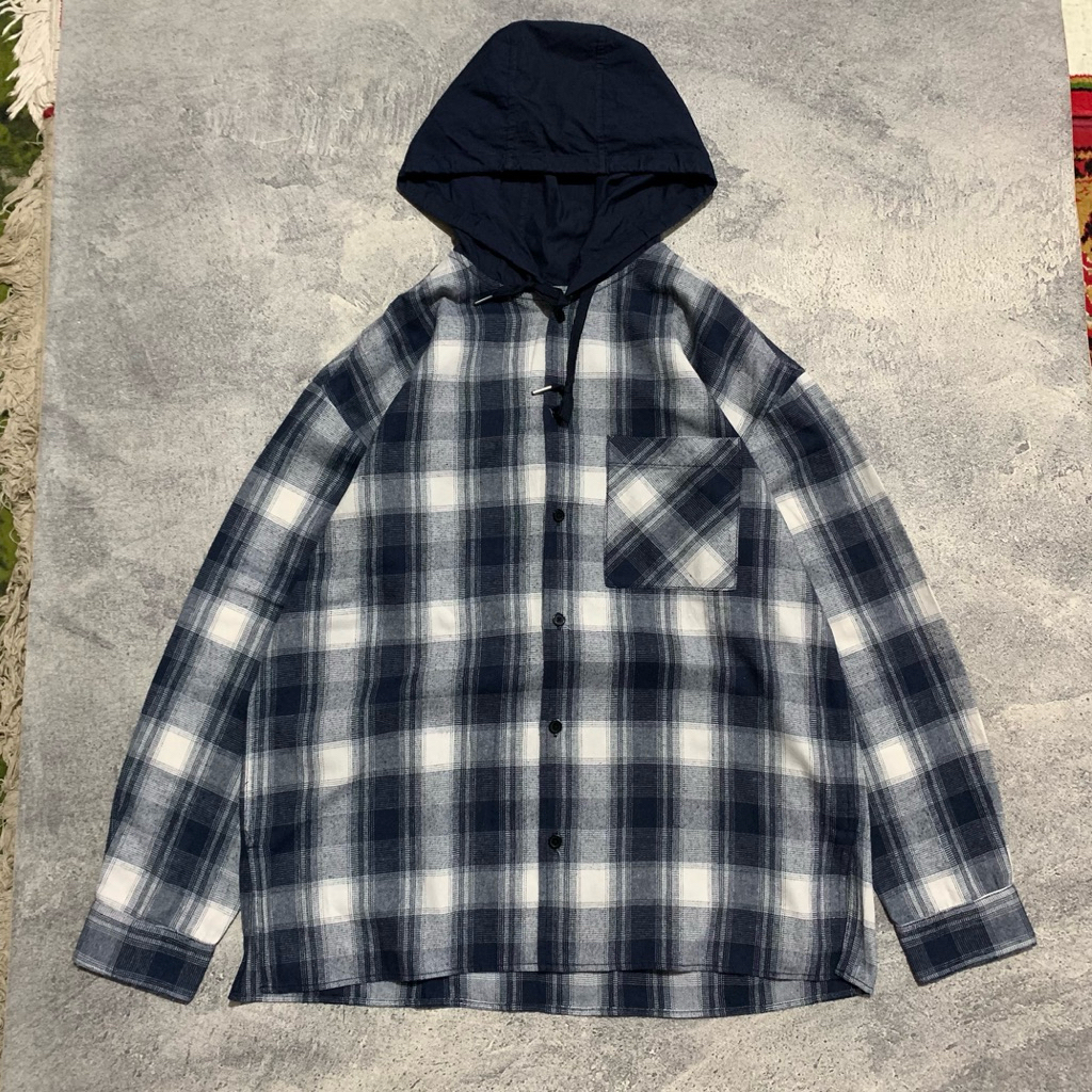 Plac Flannel Hoodie Veterano