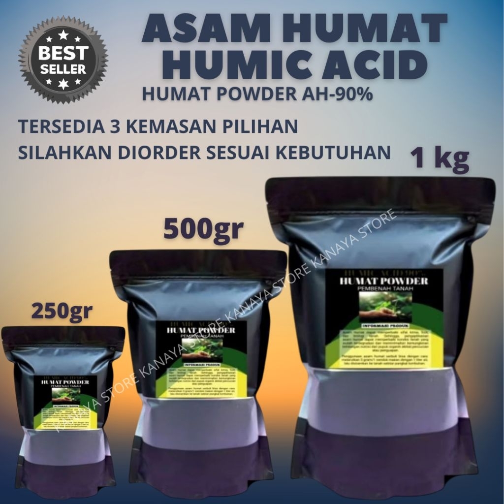 Asam humat humic acid Original Asli 100% untuk Semua tanaman Cabai Padi dll