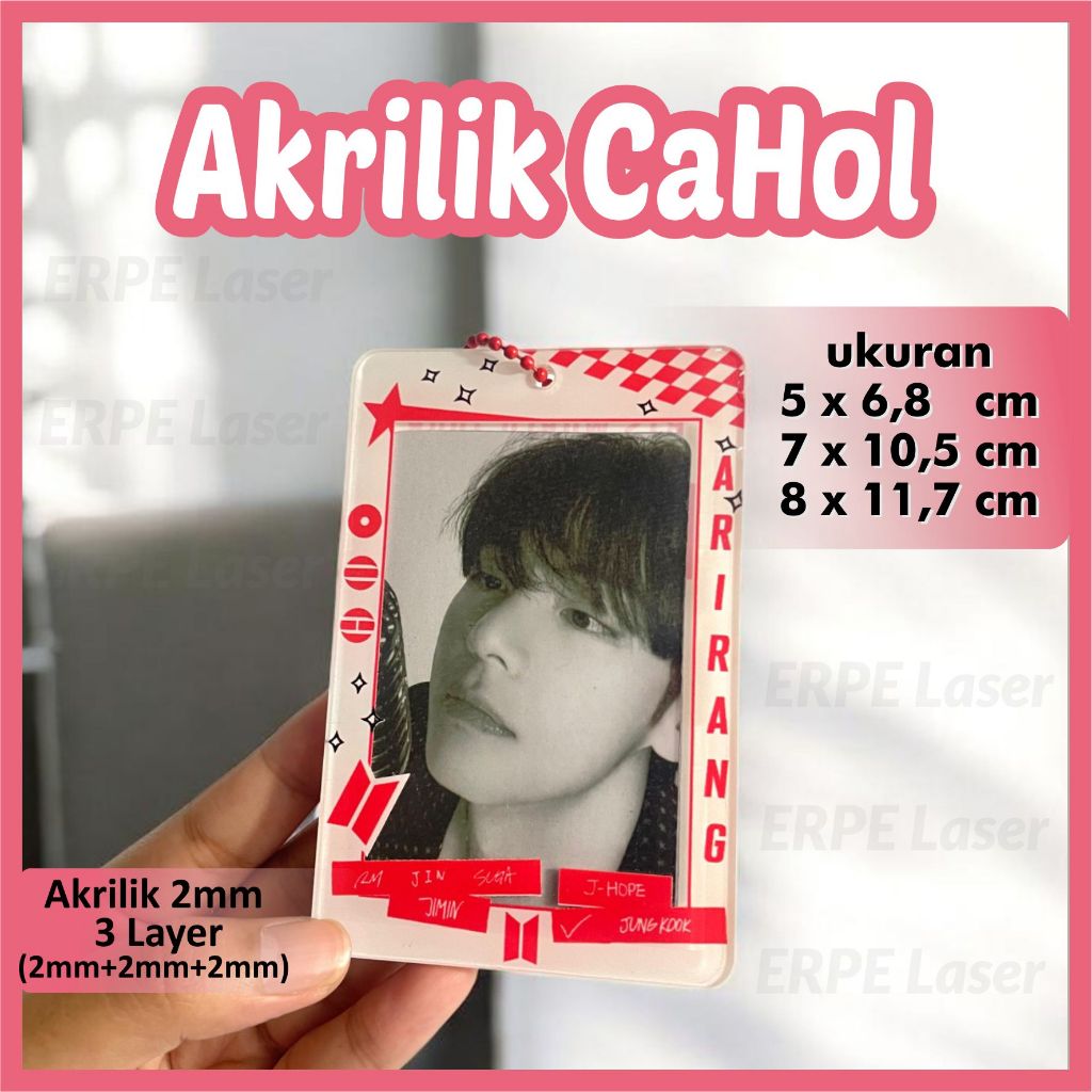 CAHOL ARIRANG -  Akrilik Pc Holder | Bts Arirang Konser World Tour Pocard Holder