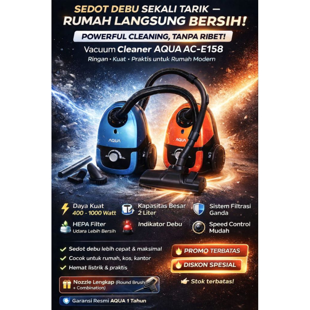 vacum cleaner AQUA AC-E158