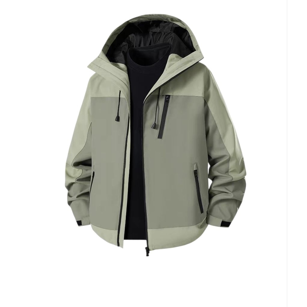 Jaket Windbreaker Outdoor Waterproof & Windproof - Jaket Gunung Techwear Premium