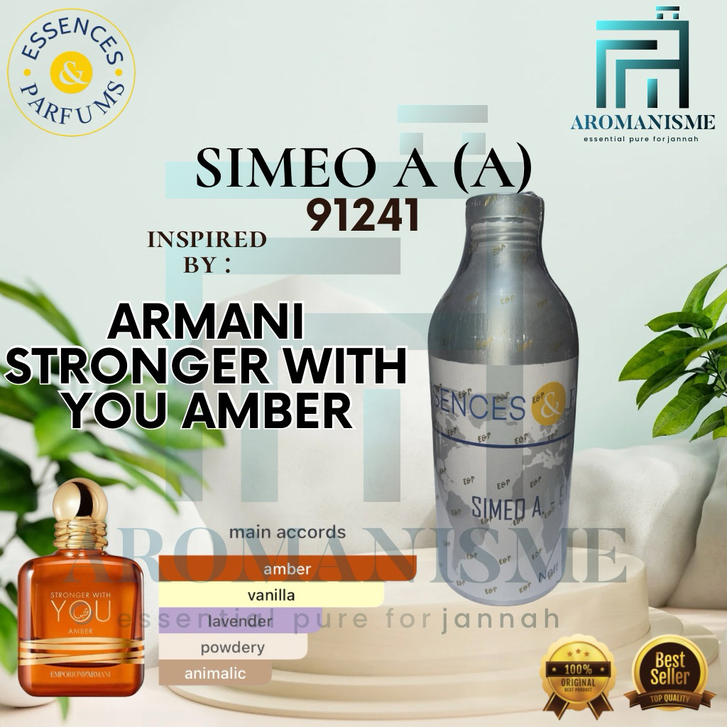 Bibit Amber Stronger With U Essences Simeo A Grade A 50ml / 100ml
