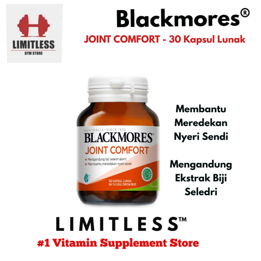 Blackmores JOINT COMFORT 30 Kapsul - Suplemen Nyeri Sendi & Lutut Import Original Australia