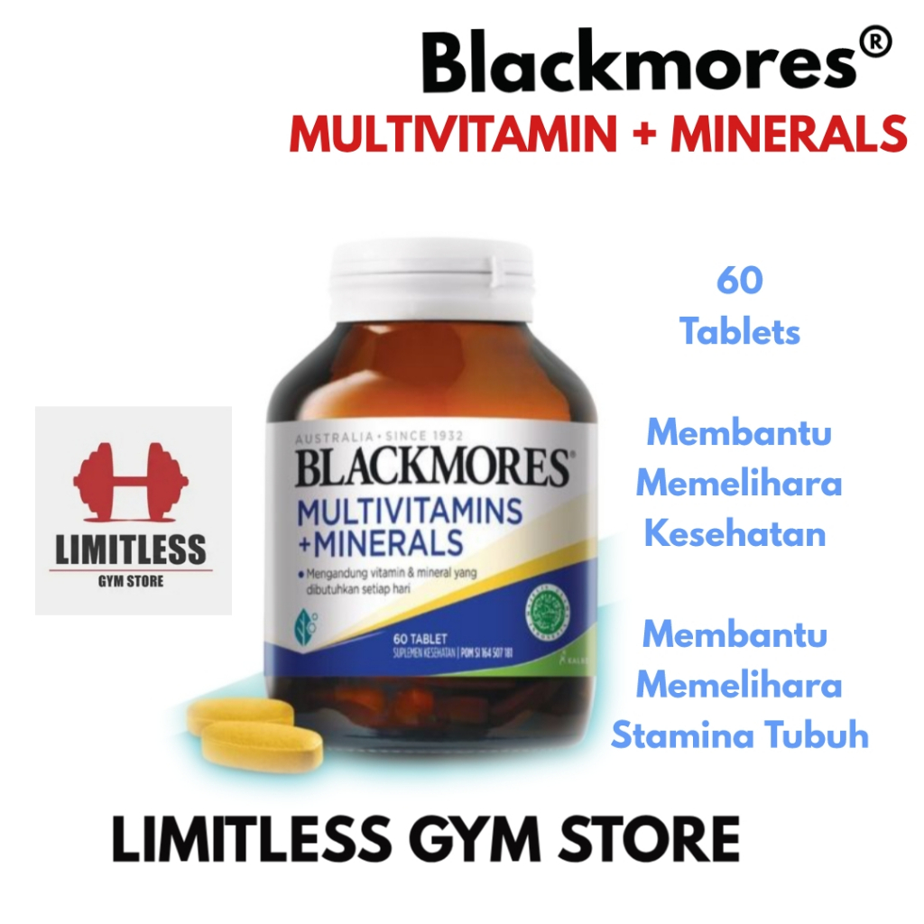 Blackmores Multivitamin + Mineral 60 Tablet Multi Vitamin Dewasa Imunitas