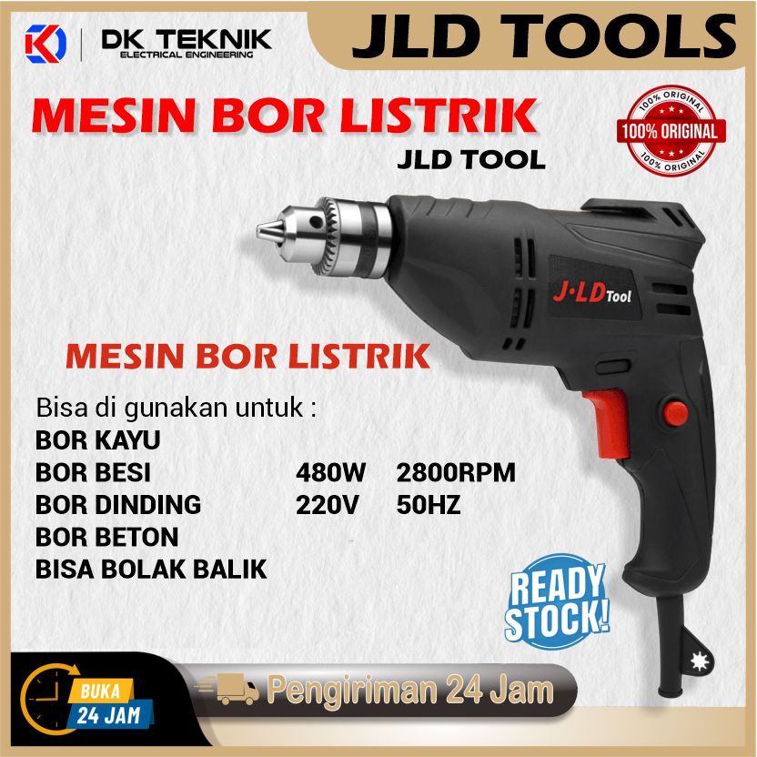 BOR LISTRIK I BOR LISTRIK JLD TOOL I BOR KAYU I BOR BESI I BOR BETON / TEMBOK