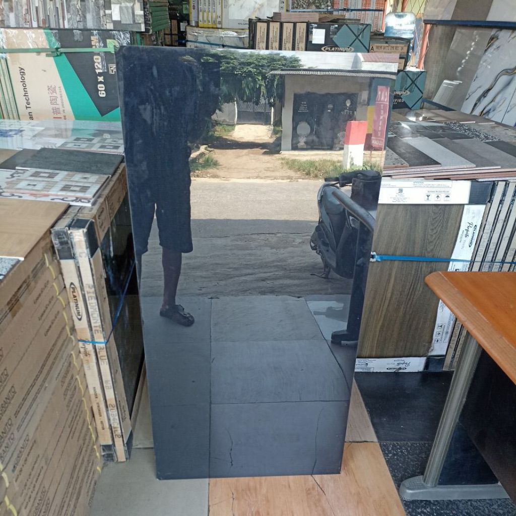 Granit 60x120 concord hitam polos ab