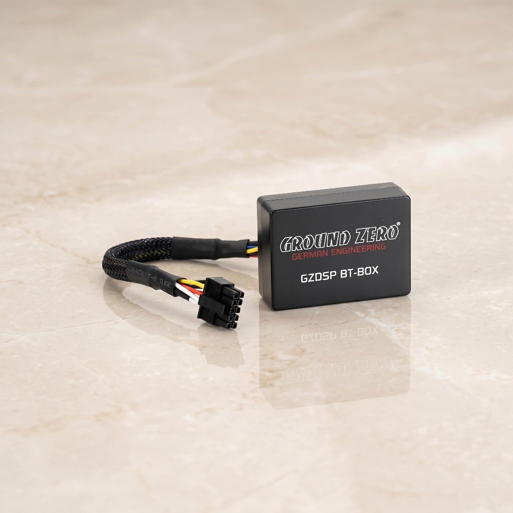 Ground Zero GZDSP BT-BOX Bluetooth Interface Receiver Audio Mobil Original