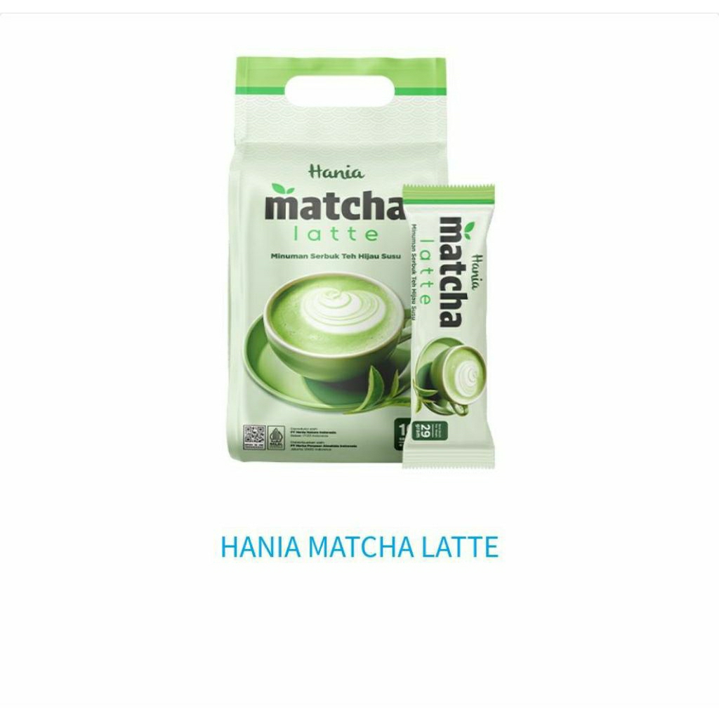 Hania Matcha Latte isi 10 sachet