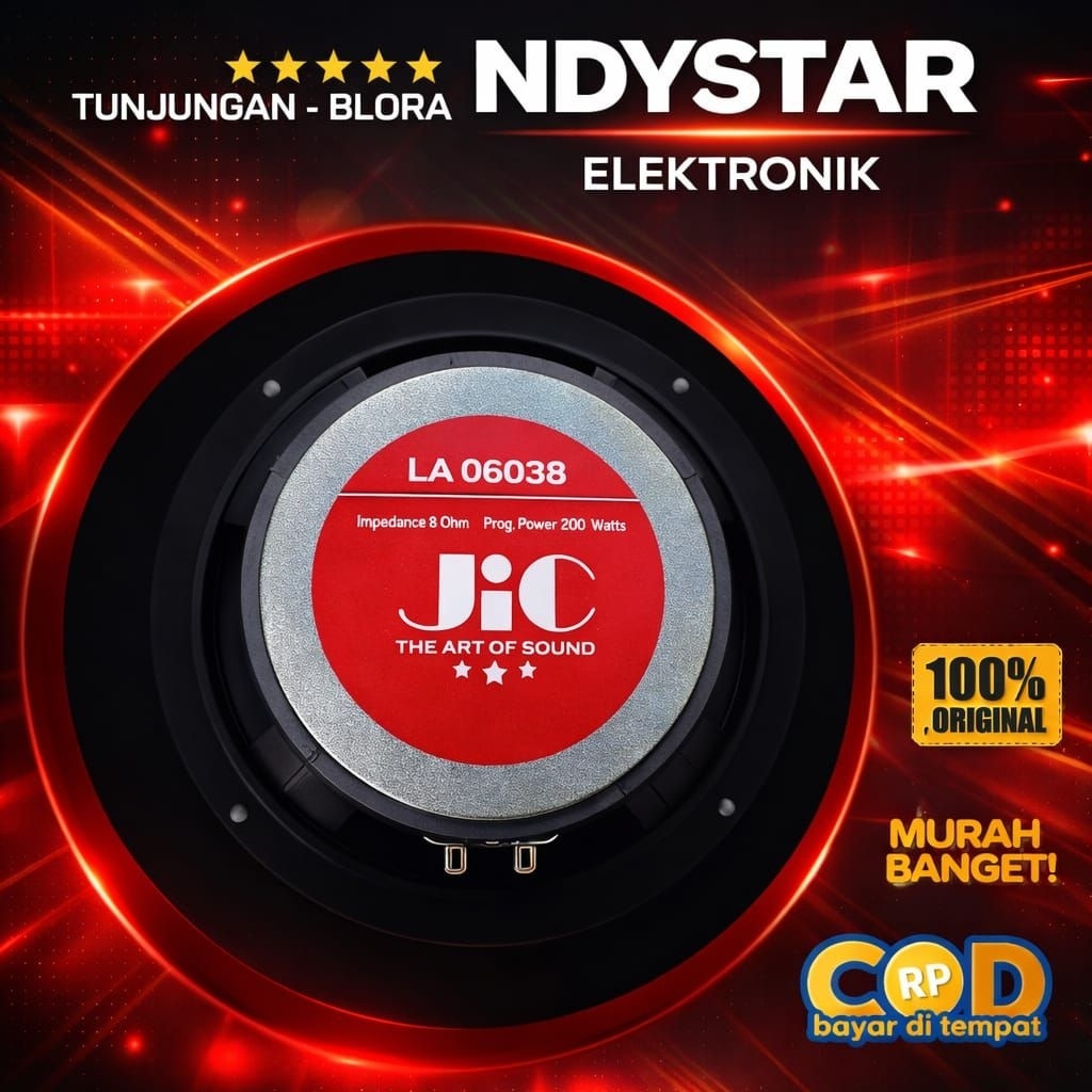 SPEAKER JIC LA 06038 - 6 INCH