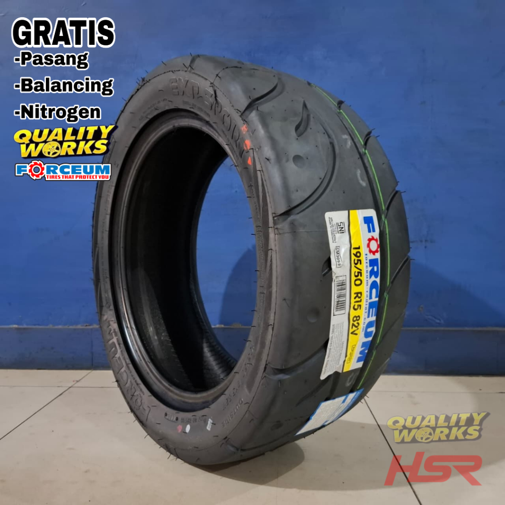 FORCEUM 195 50 R15 EXP SPORT SEMI SLICK 195/50 R15 BAN MOBIL MURAH