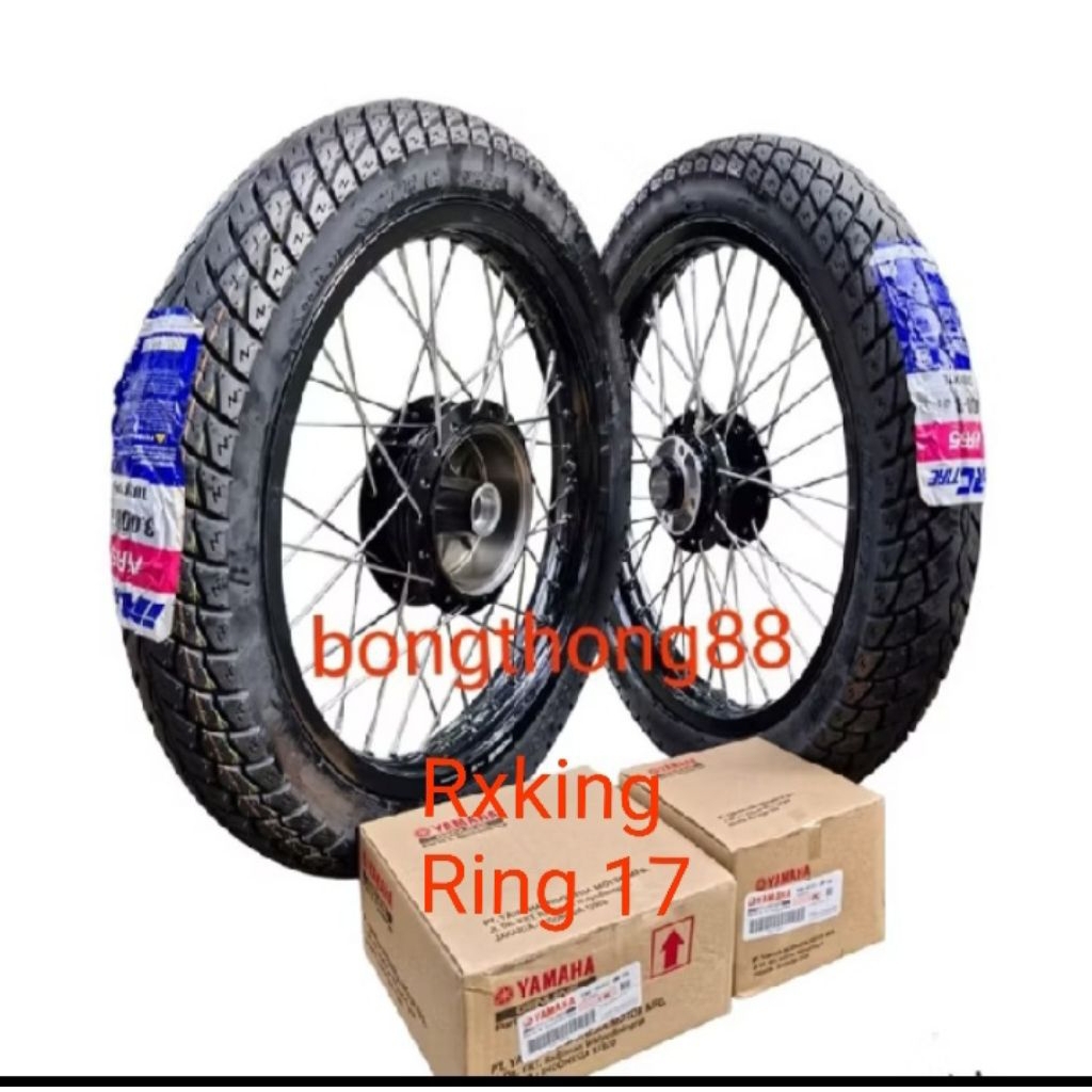 Sepaket RX king ring 17 160 185 215  Velg Rossi tromol Original ban IRC NR 65/NR 25 275 300  Jari Ja