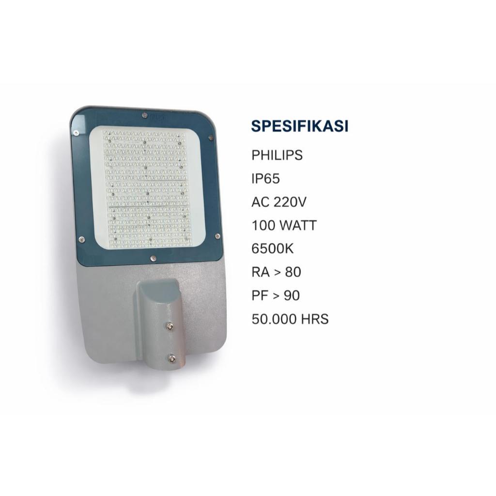 Lampu Jalan PJU LED 100W 150W 200W Model Body Armatur PHILIPS BRP371 / BRP372