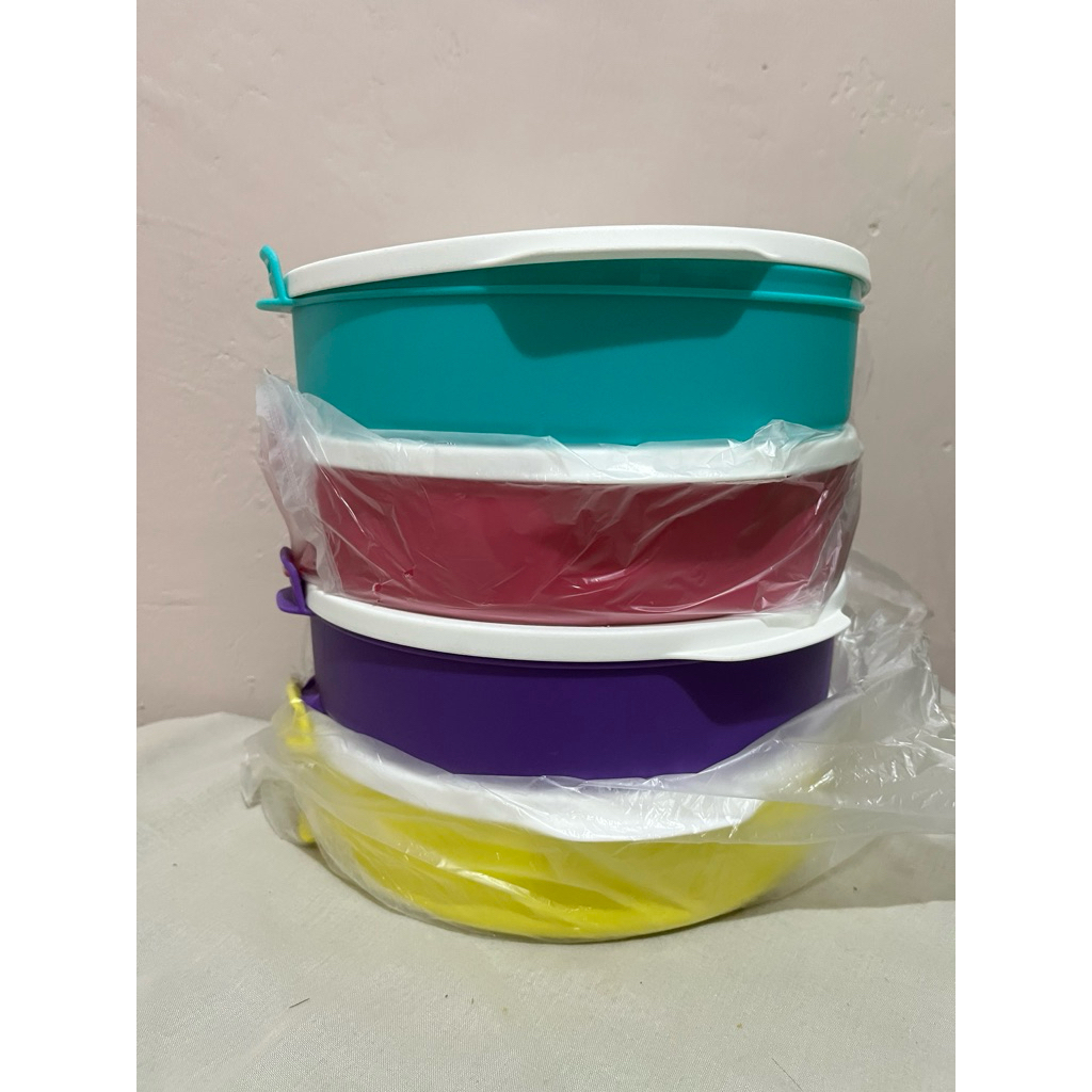 Rantang Click to Go Round Tupperware