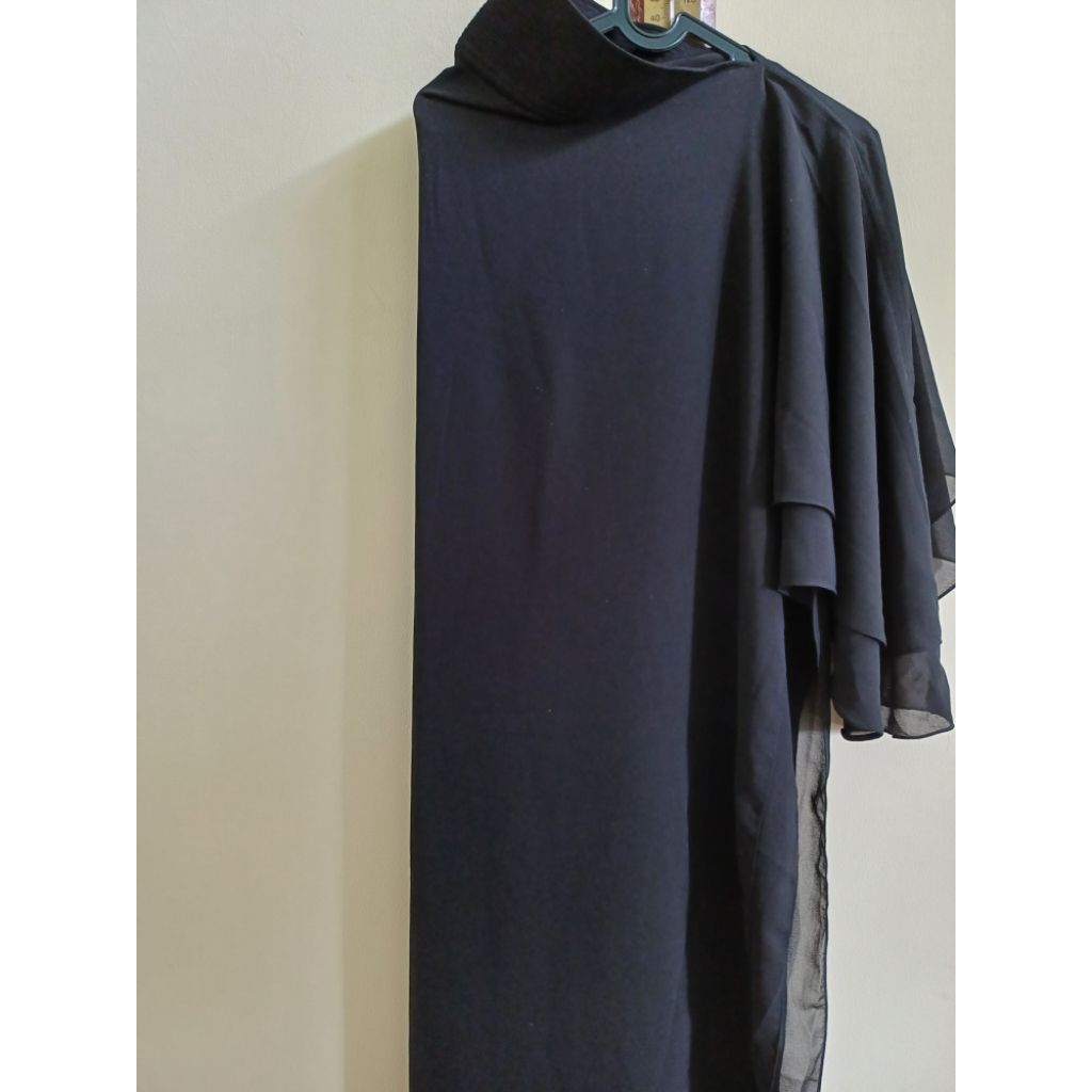 khimar preloved hitam
