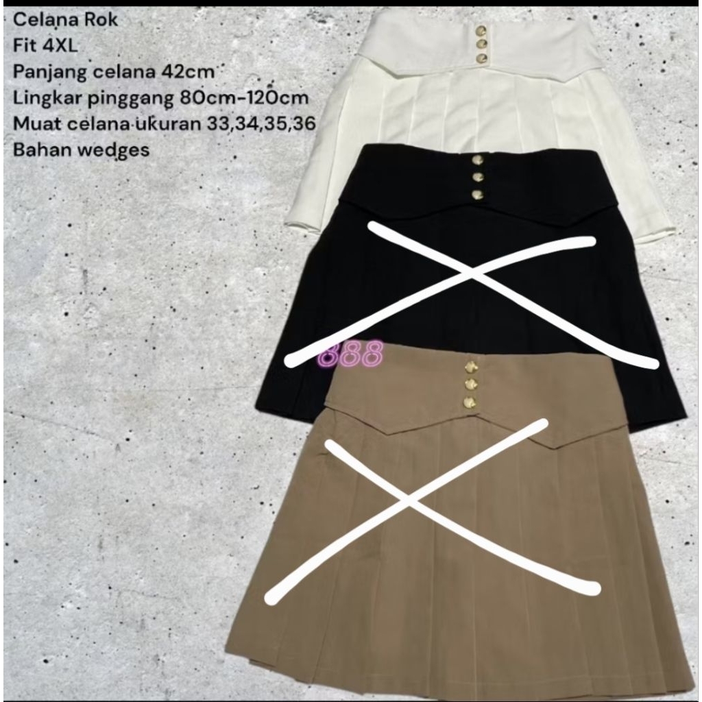 ROKCEL ROK CELANA WANITA CEWEK PEREMPUAN ROK CELANA PENDEK JUMBO PREMIUM