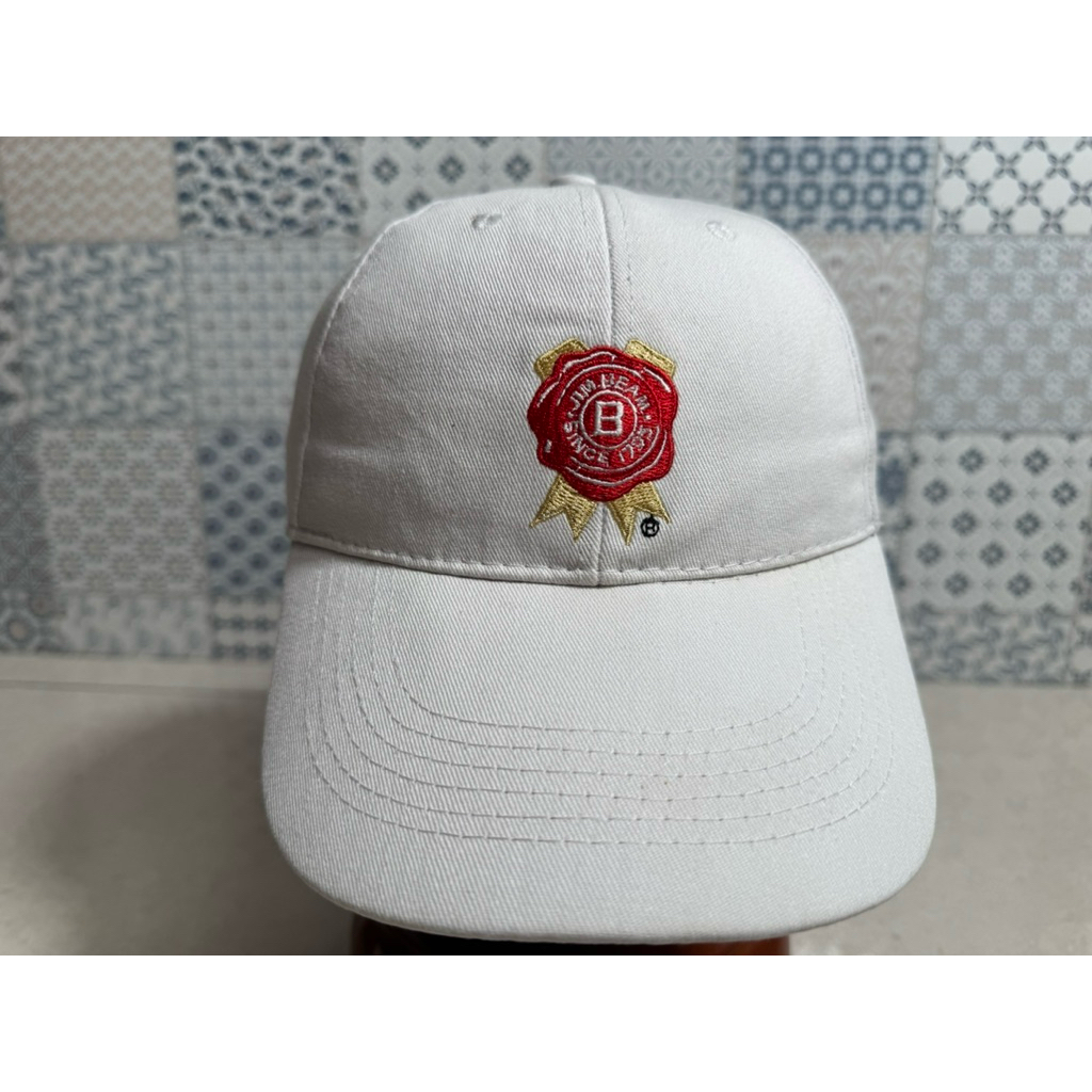 Topi Second Brand Branded Jim Beam Putih Original Tag Washed