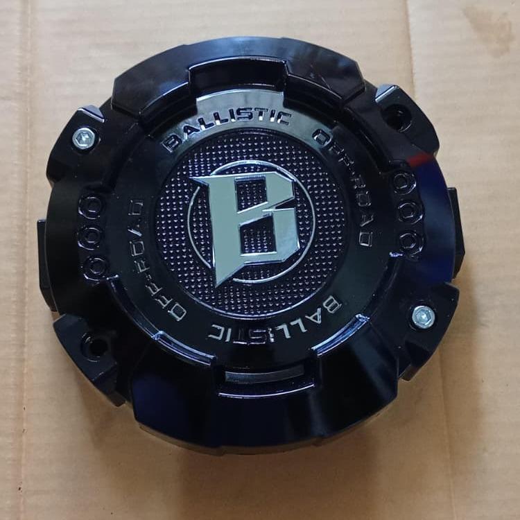 Tutup Tengah Velg Ballistic OffRoad Gloss Black Baru