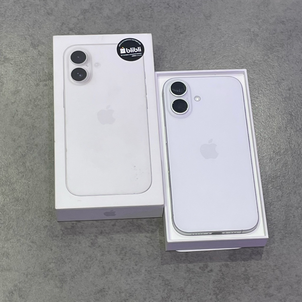 IPHONE 16 128GB 256GB SECOND IBOX GARANSI RESMI INDONESIA