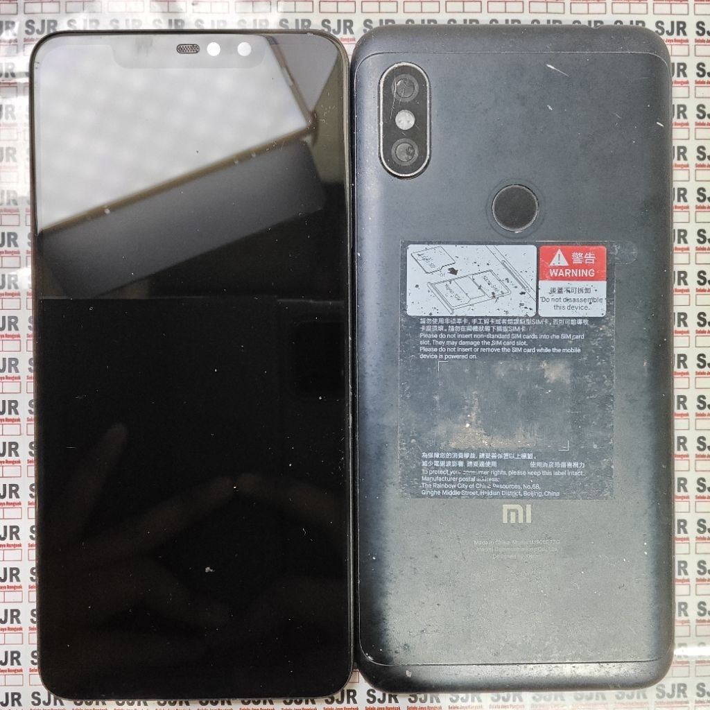 `Unit LCD Point Redmi Note 6 Pro Copotan Ori Garansi