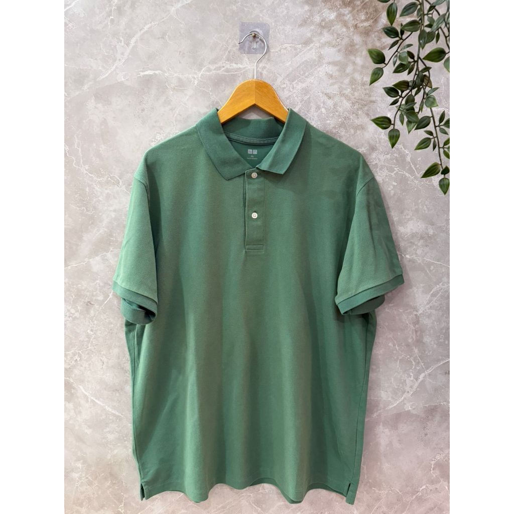 Uniqlo Polo Shirt Green - XXL