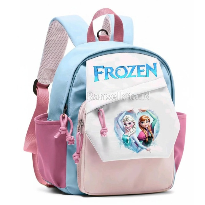 Tas Anak Frozen Ransel PAUD TK Waterproof D300 Tebal Ringan – Tas Sekolah Anak Cewek Imut Berkualita