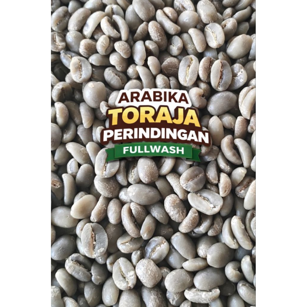1 Kg Green Bean Arabica Toraja Fullwash