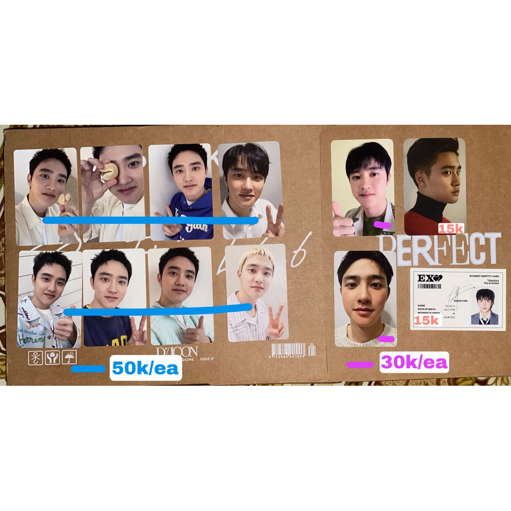 Photocard Kyungsoo Bloom, Do It, empathy, membership kit