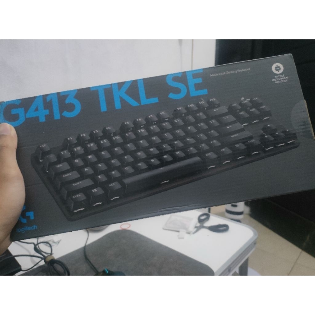Logitech G413 TKL SE mechanical keyboard second/preloved/bekas