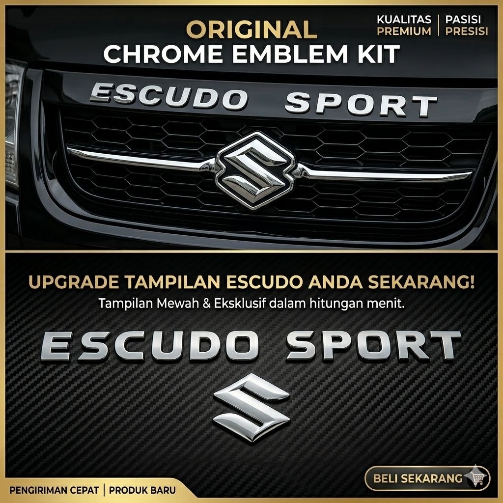 Emblem kap mesin Escudo sport / GRAND ESCUDO