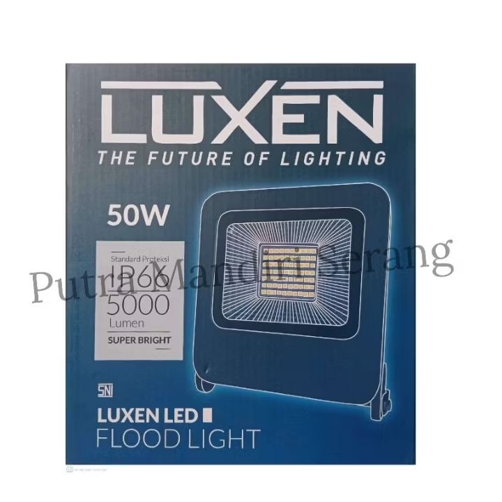 LAMPU SOROT FLOODLIGHT LED 50 WATT LUXEN