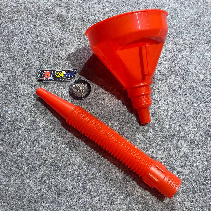 Corong Besar Flexible Serbaguna Corong Selang Bensin Mobil Wadah Saringan Corong Multifungsi