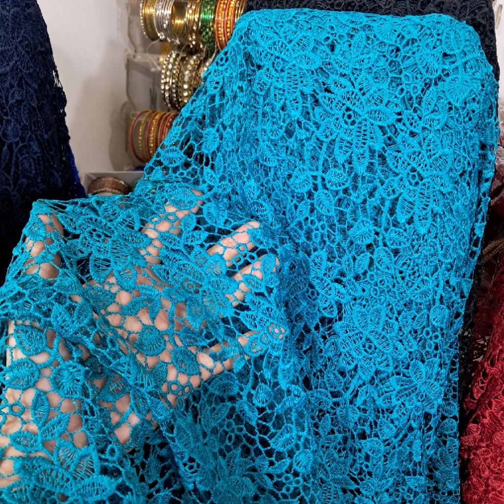 Kain Brokat Oki Prada Premium Lembut Dan Halus - Bahan Tile Katun Oki Prada Cocok Untuk Kebaya Dan D