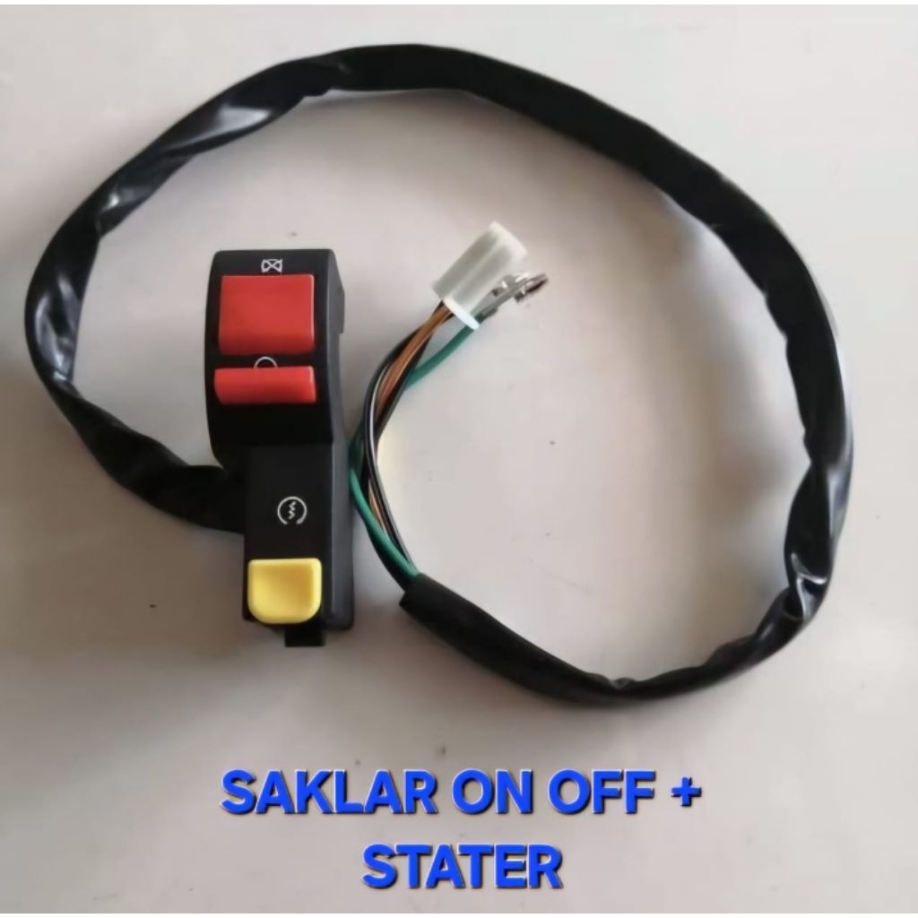 Saklar on off + stater