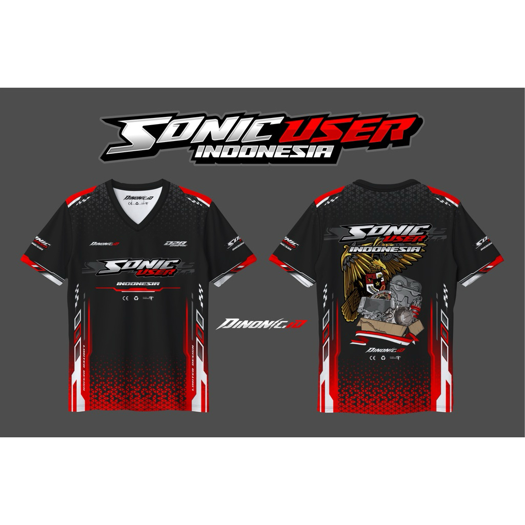 jersey racing sonic user indonesia dan Kaos racing sonic sulawesi