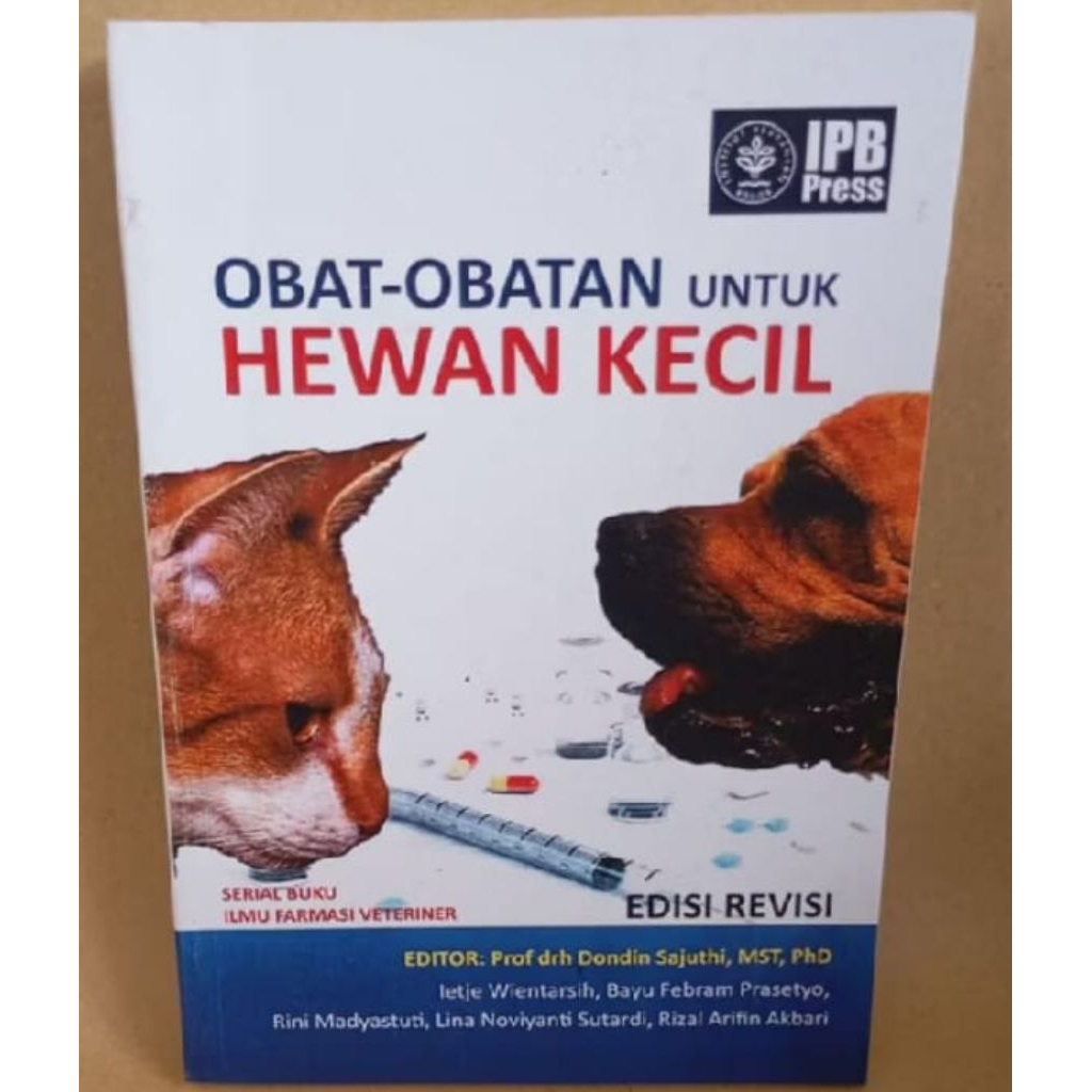 BUKU OBAT-OBATAN UNTUK HEWAN KECIL