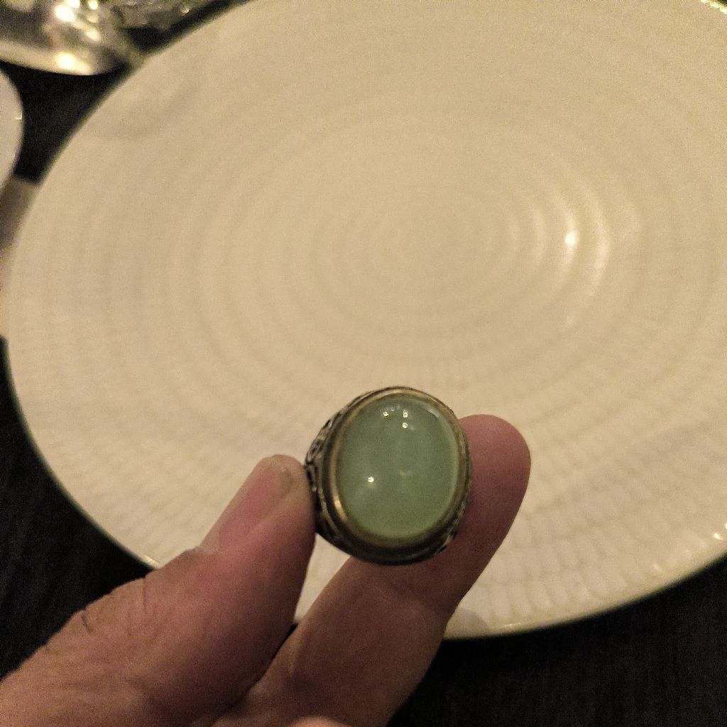 Cincin Batu Giok  Bau Bau Sulawesi untuk koleksi