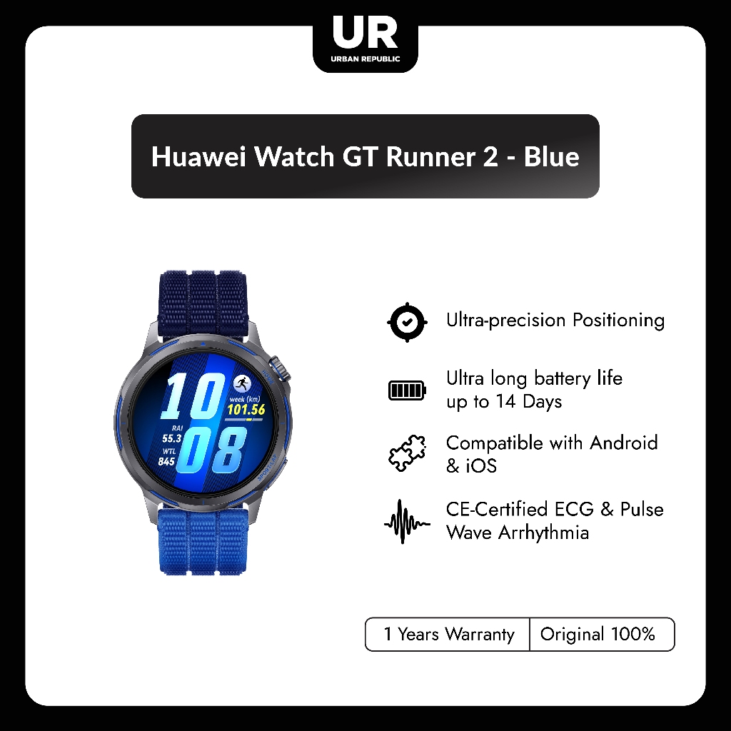 Huawei Watch GT Runner 2 - Blue