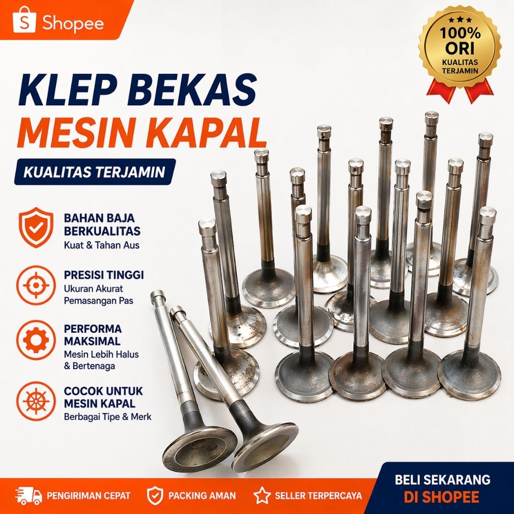 Klep kapal ex mesin kapal laut 26/18mm