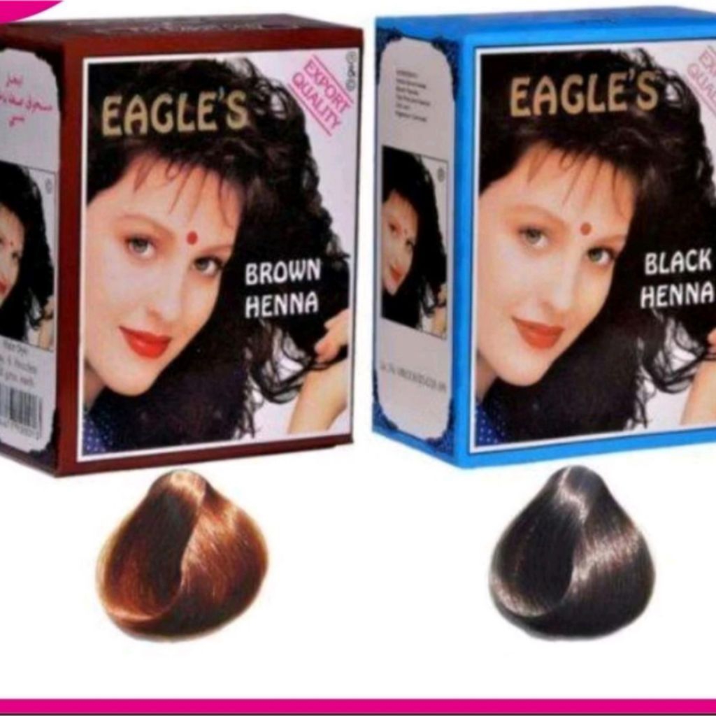 Eagle's Semir Rambut Hair Dye 10x6 Bungkus Hitam / Coklat - Warna Rambut