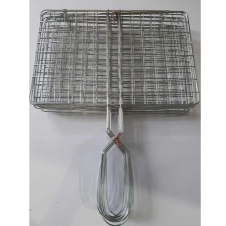 Panggangan Ikan Bakar Stainless Steel / Alat Panggang Jepit / Panggangan Ikan