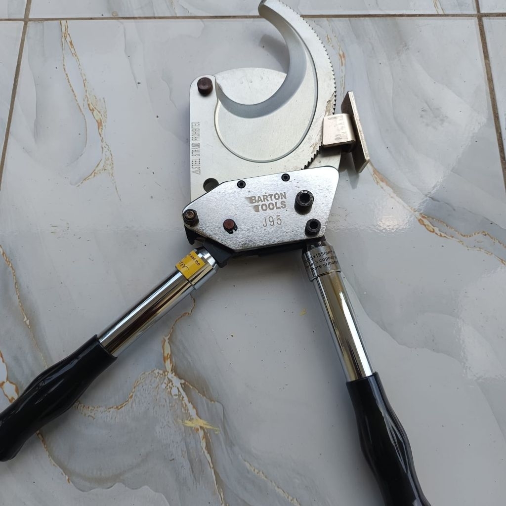 Gunting Kabel Ratchet J95 BARTOON TOOLS Tang Potong Tembaga Aluminium 240mm