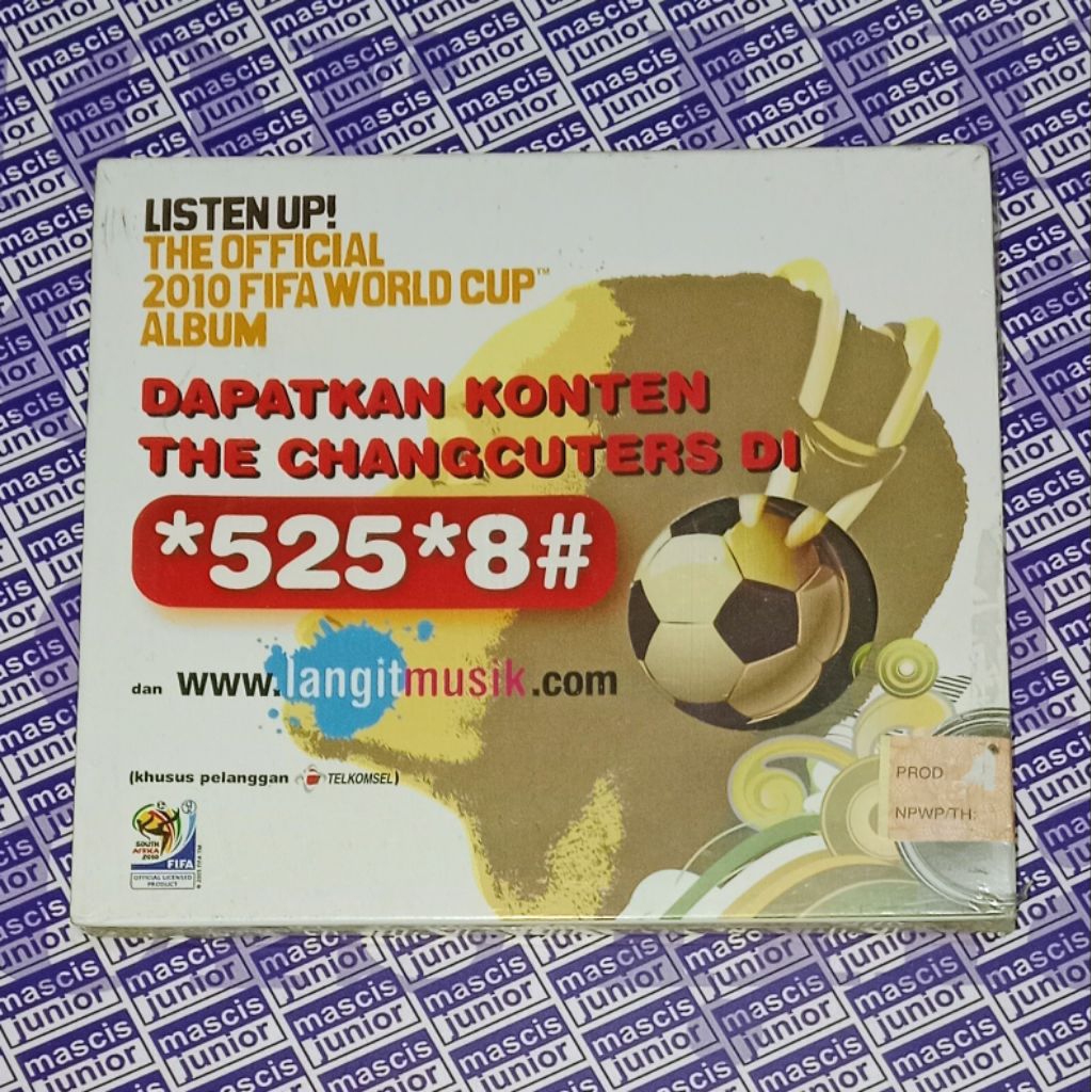 CD Listen Up The Official 2010 FIFA World Cup Album R. Kelly Soweto Spiritual Singers Shakira Freshl