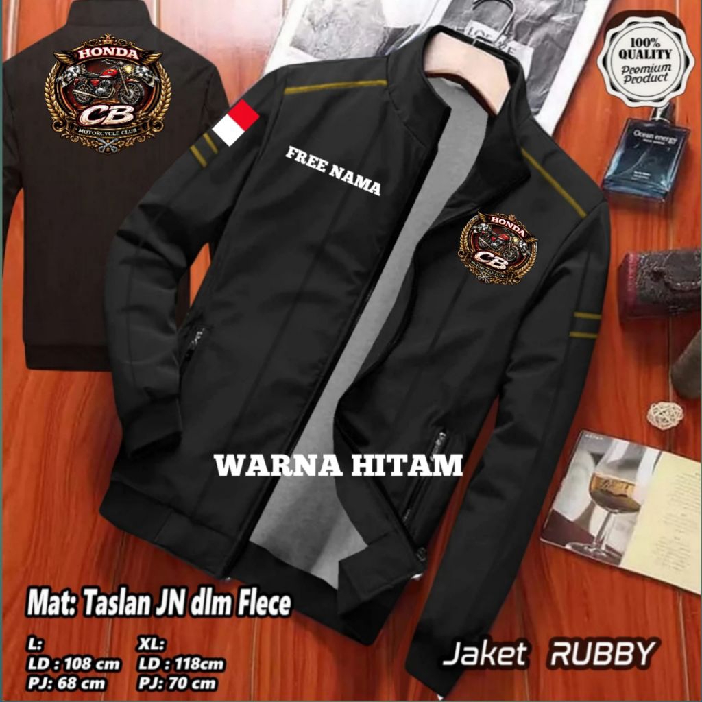 JAKET TOURING HONDA CB CEBE FREE NAMA / JAKET ANTI AIR DAN ANGIN / JAKET CB CEBE NYENI MASE / JAKET 
