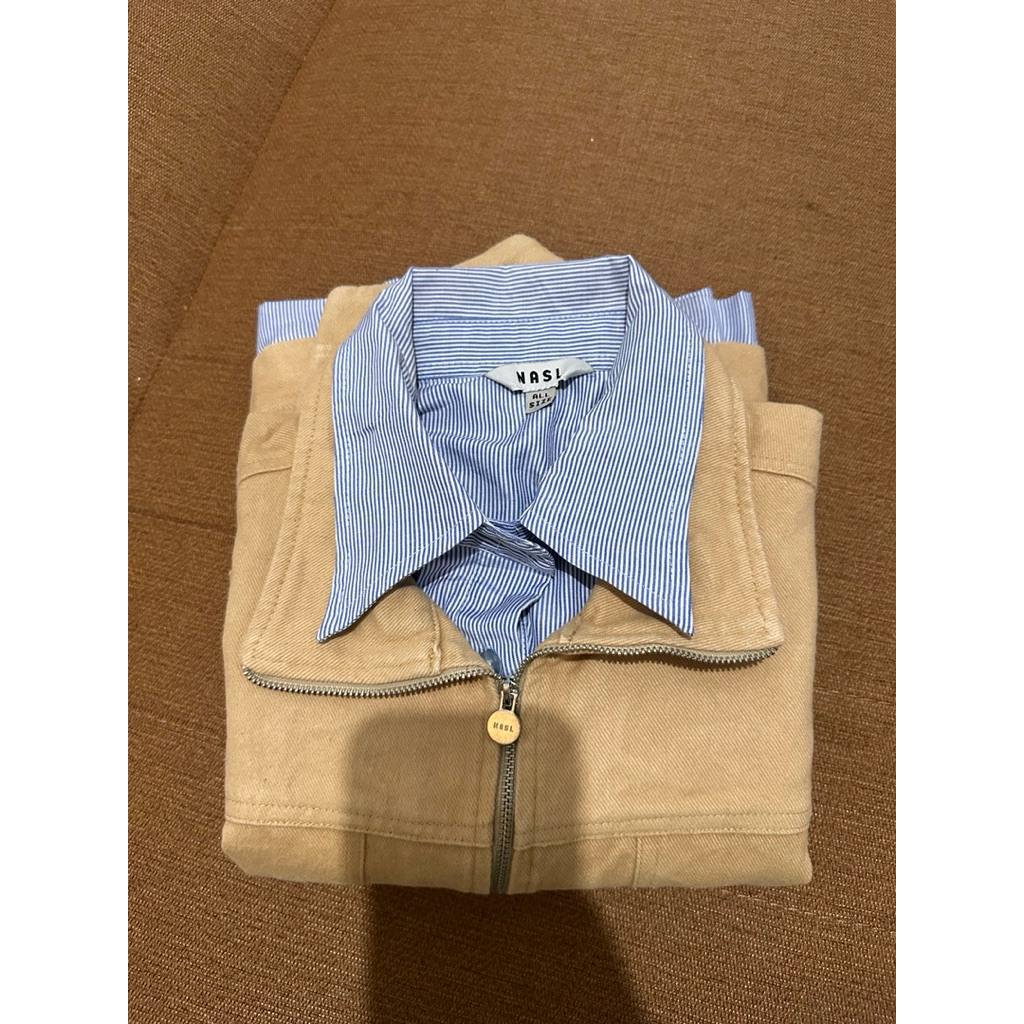 nasl jacket khaki layer blue