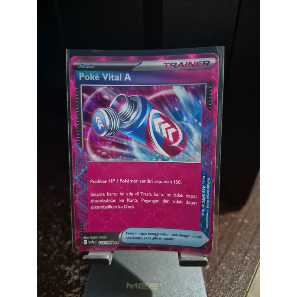 Poke Vital A ACE SPEC Kartu Pokemon Bimbingan Rasi TCG Indonesia